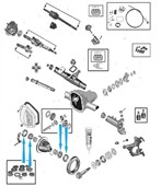 Ložisko diferenciálu,přední Dana30 8126500 Jeep Wrangler YJ  KML